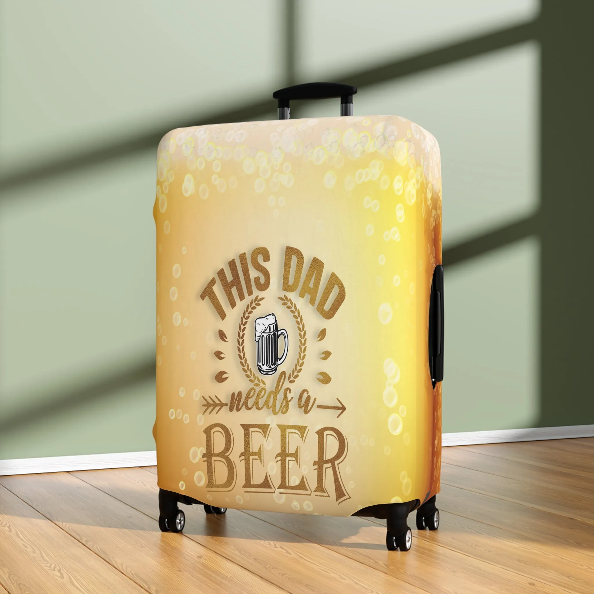 Luggage Cover, This dad needs a beer, awd-521