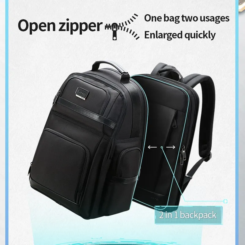 Men's Fashion 2 in 1 USB Charging Backpack Laptop