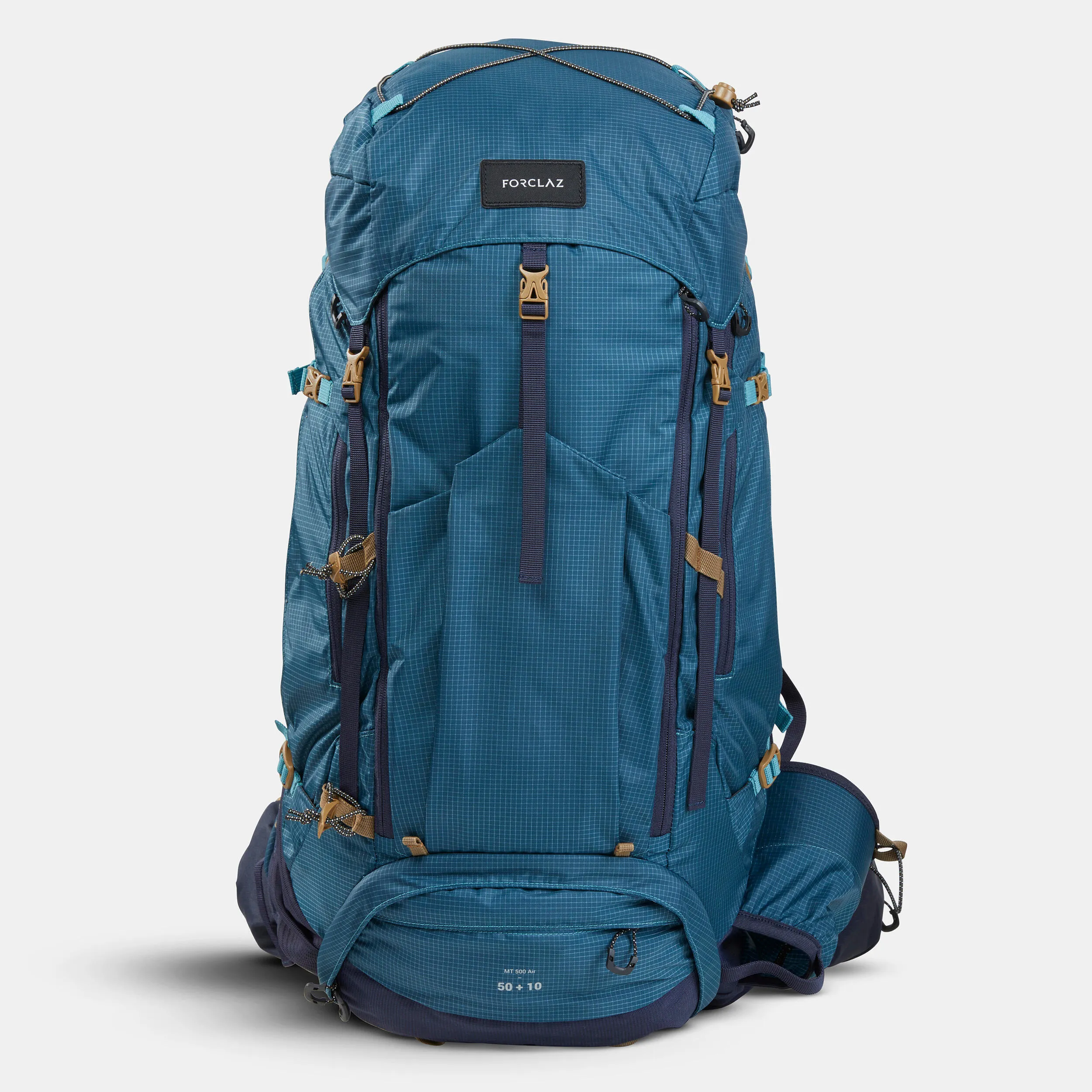 Men's trekking backpack 50 10 l Forclaz MT500 Air, black/blue