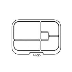 Munchbox Midi 5 - Clear Tray