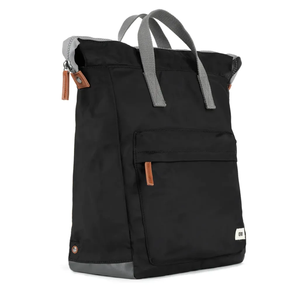 ORI Bantry B Sustainable Nylon Backpack – Medium – Black