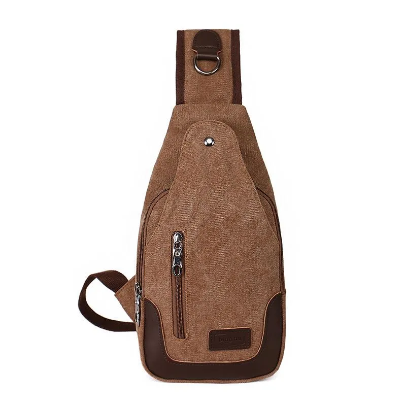 Outdoor sports small Messenger bag canvas diagonal bag