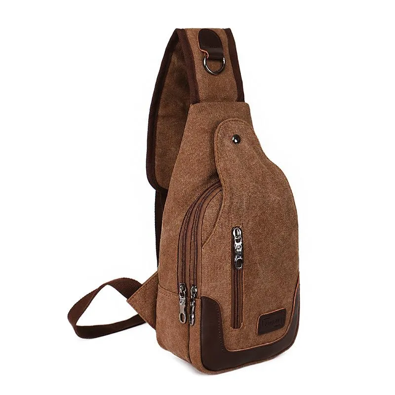 Outdoor sports small Messenger bag canvas diagonal bag