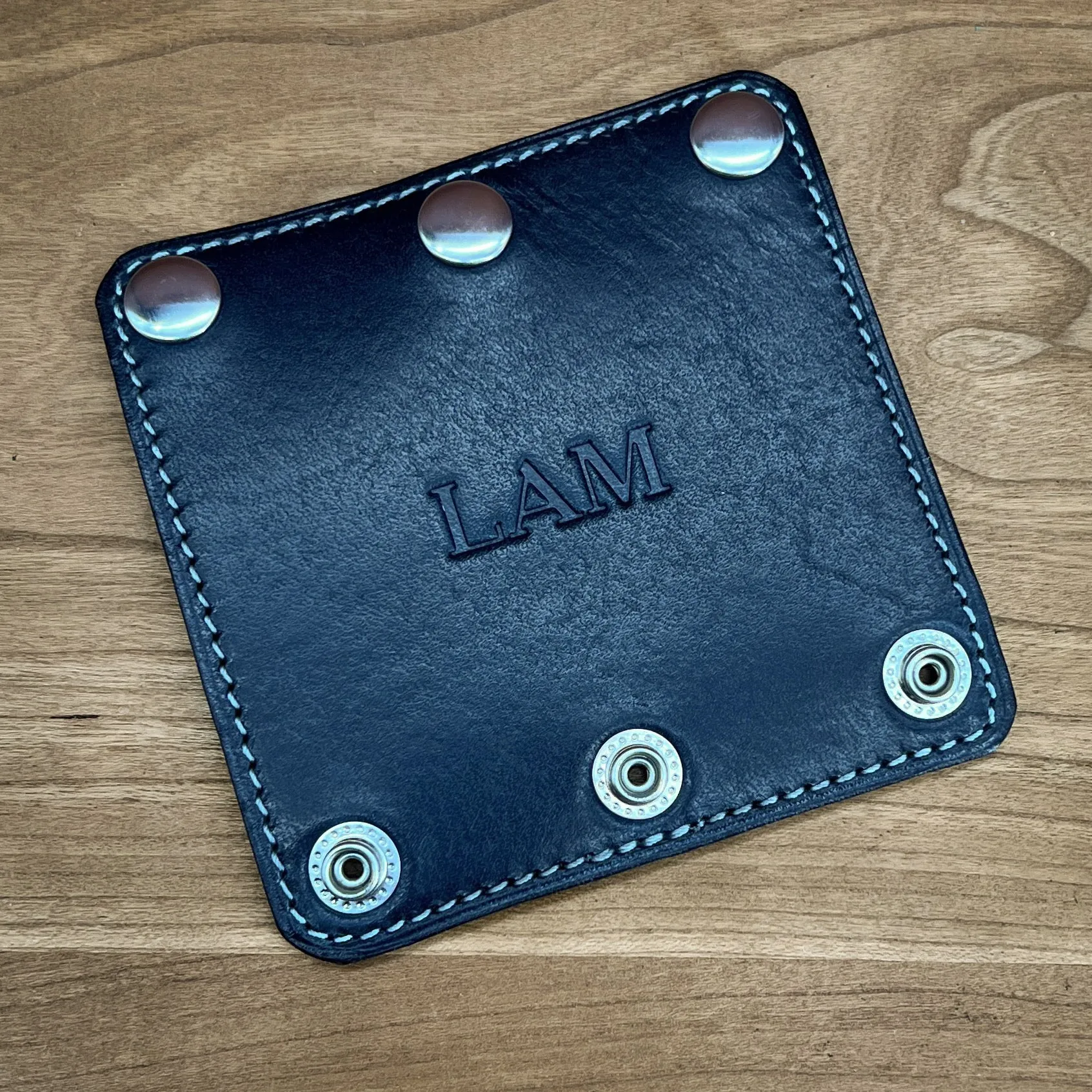 Personalized Luggage Handle Cover in Horween Leather | Handmade to Order