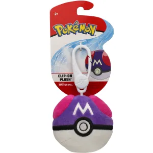 Pokemon Clip-On Plush Master Ball