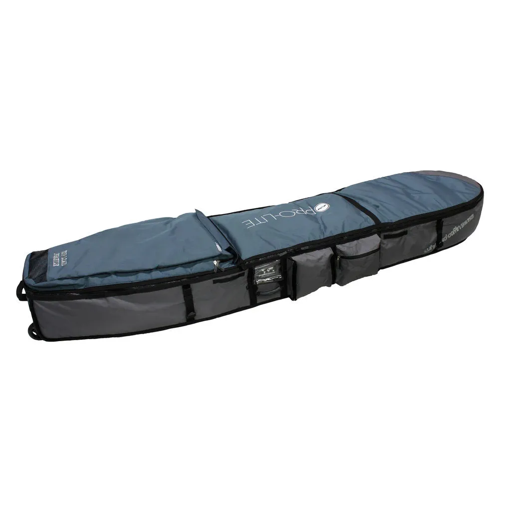 Pro-Lite Board Bag - Wheeled Coffin-Longboard 9'0 & 9'6 (2-4 Boards) navy/gray