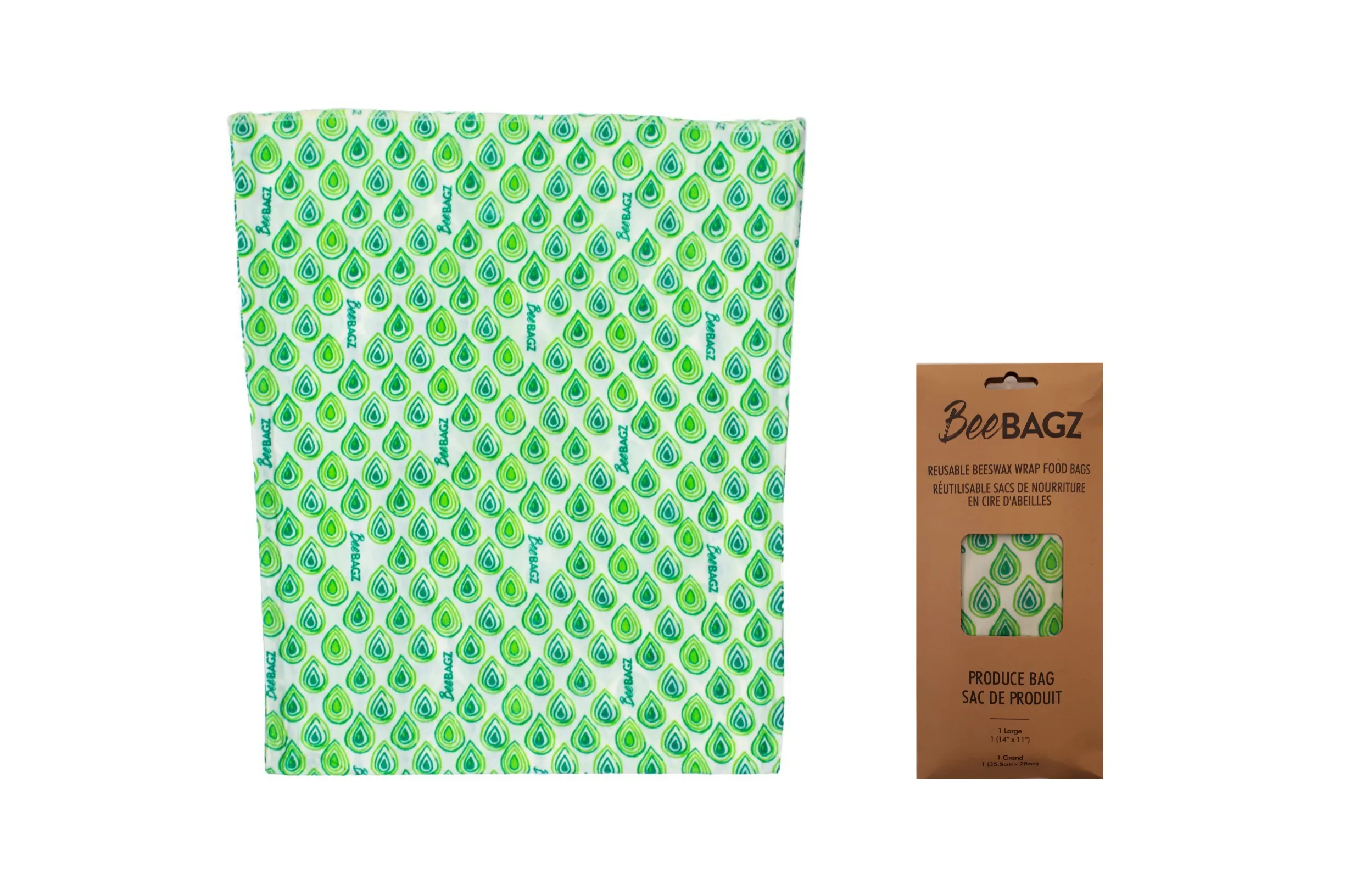 Produce Bag - Reusable Beeswax Wrap Food Storage Bags