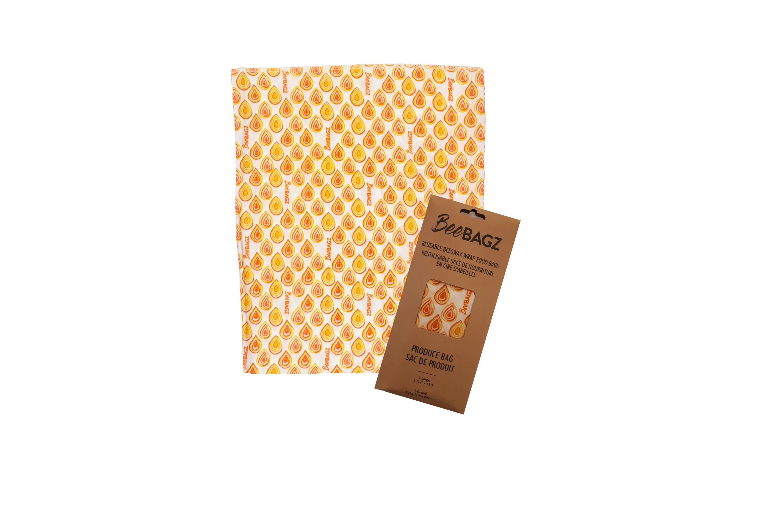 Produce Bag - Reusable Beeswax Wrap Food Storage Bags