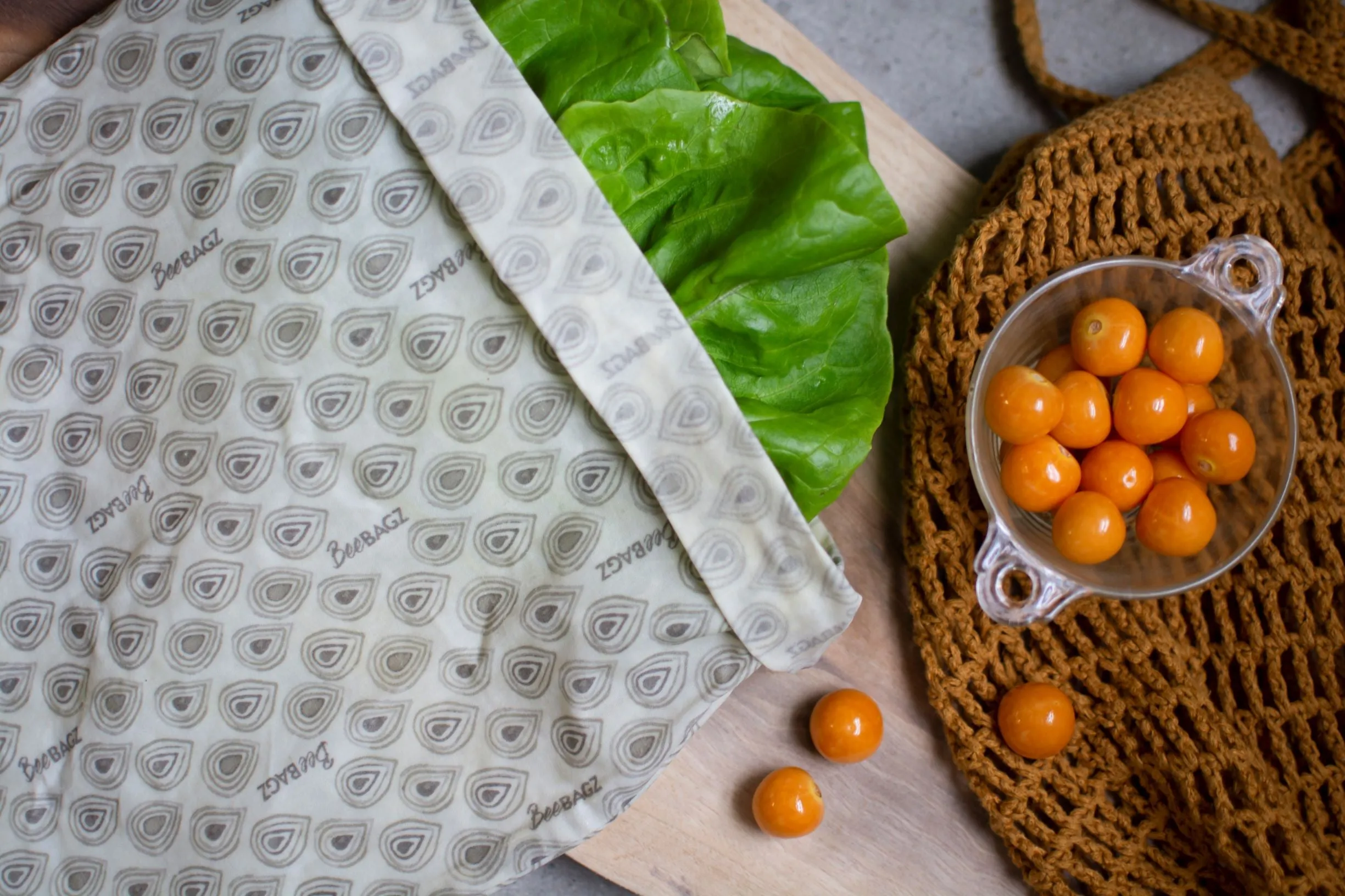 Produce Bag - Reusable Beeswax Wrap Food Storage Bags