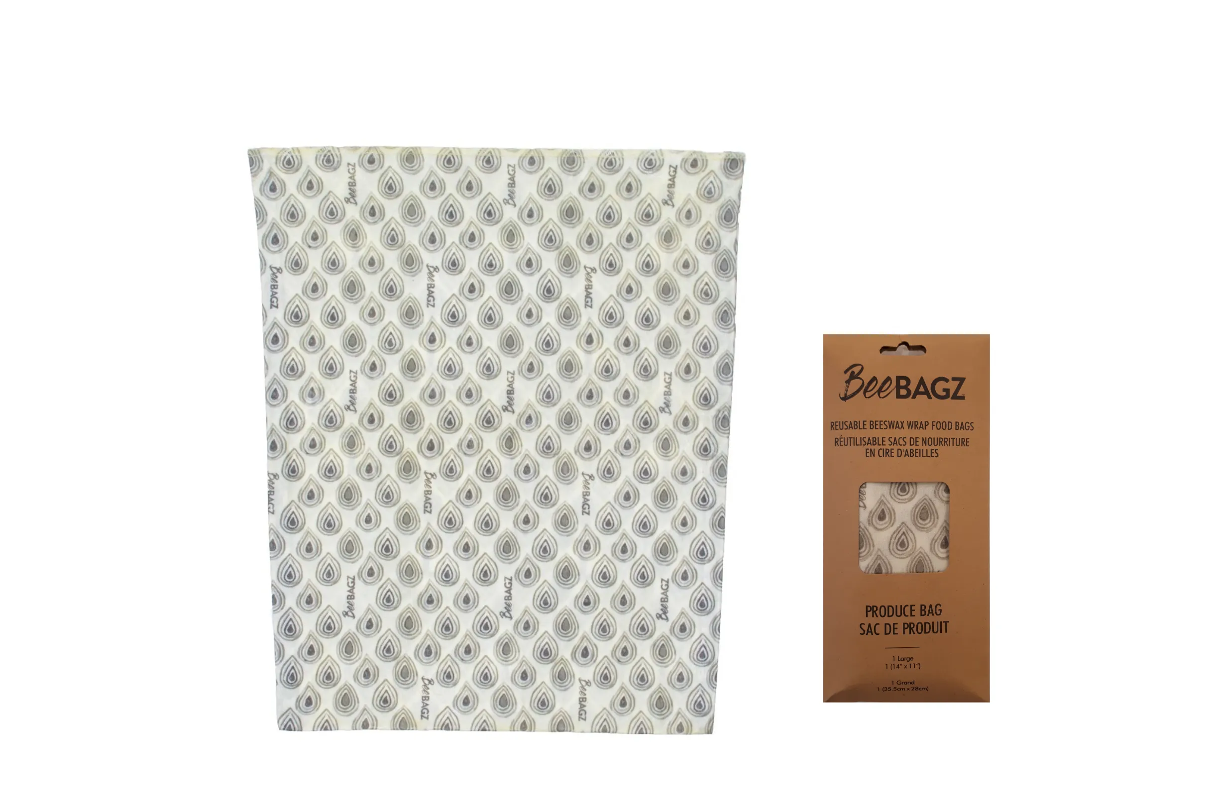 Produce Bag - Reusable Beeswax Wrap Food Storage Bags