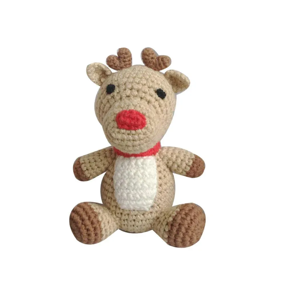 Reindeer Crochet Rattle