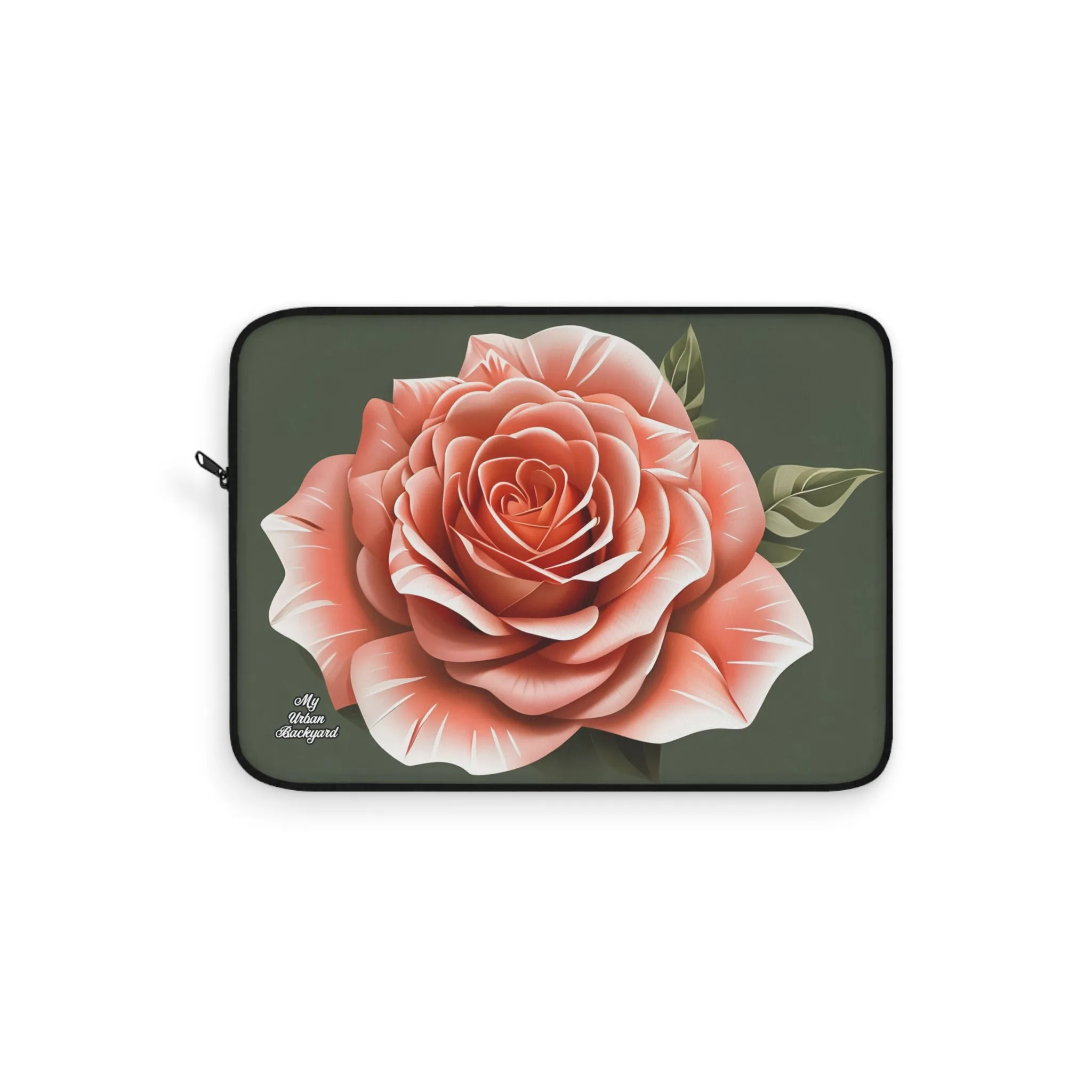 Rose Flower, Laptop Carrying Case, Top Loading Sleeve for School or Work