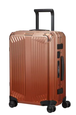 Samsonite - Lite Box ALU 55cm Small 4 Wheel Hard Suitcase - Gradient Copper