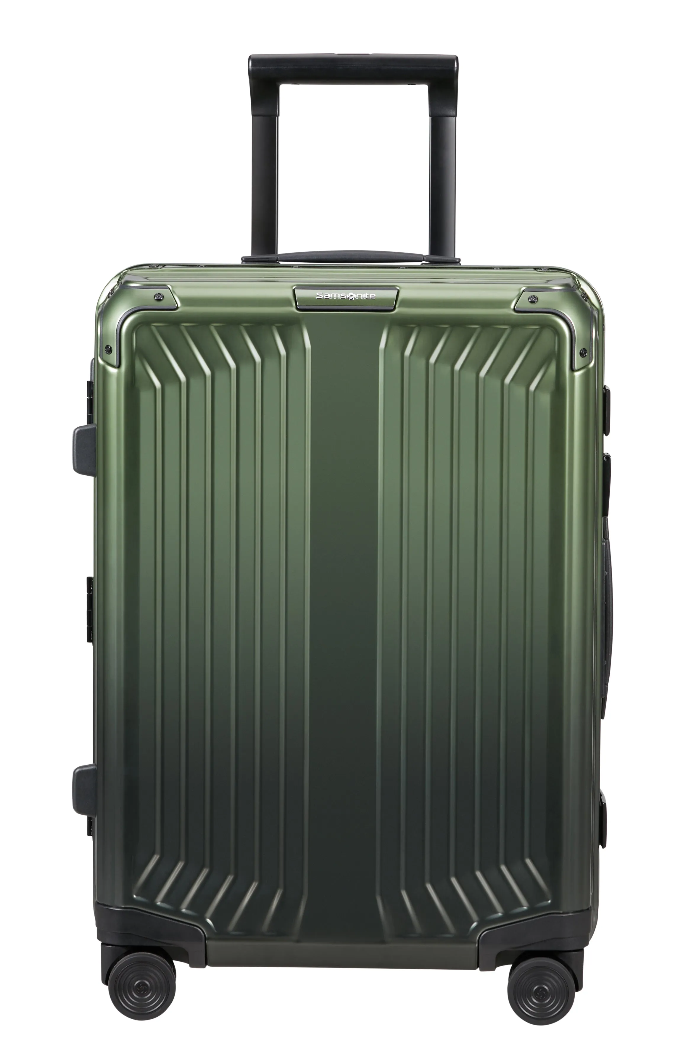 Samsonite - Lite Box ALU 55cm Small 4 Wheel Hard Suitcase - Gradient Green