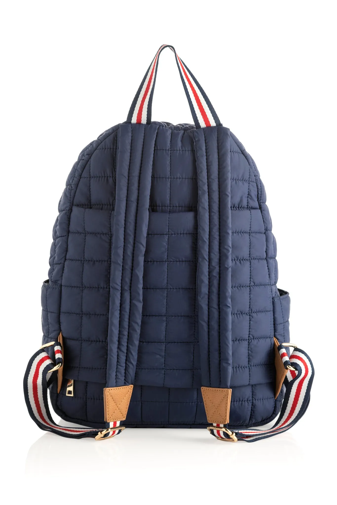 Shiraleah Ezra Quilted Nylon Backpack, Navy