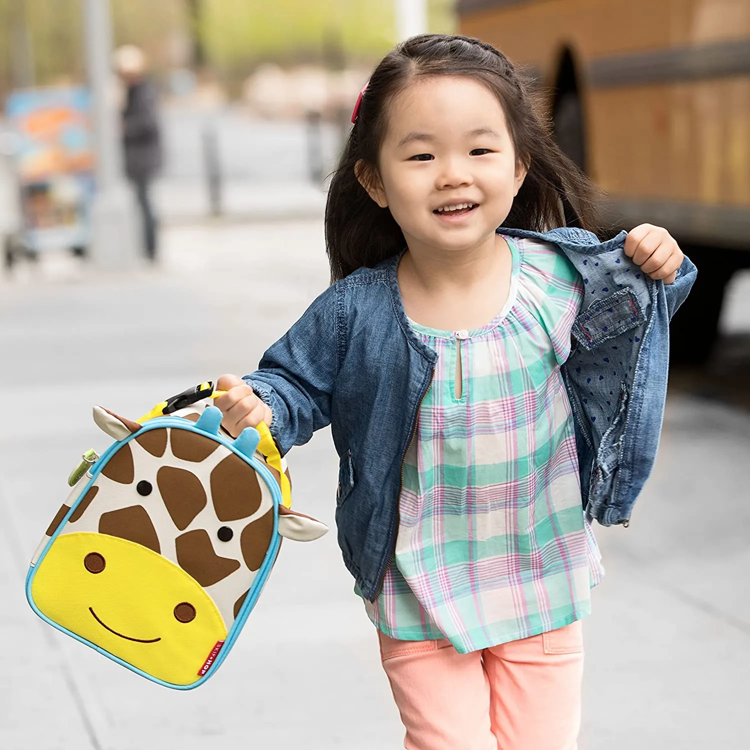 Skip Hop Zoo Lunchie Insulated Kids Lunch Bag, Giraffe for Kids Ages 3 