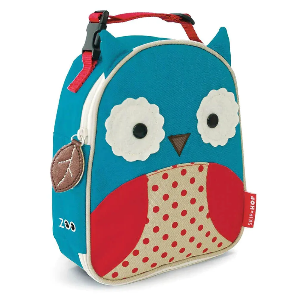 Skip Hop Zoo Lunchie Insulated Kids Lunch Bag, Owl for Kids Ages 3 