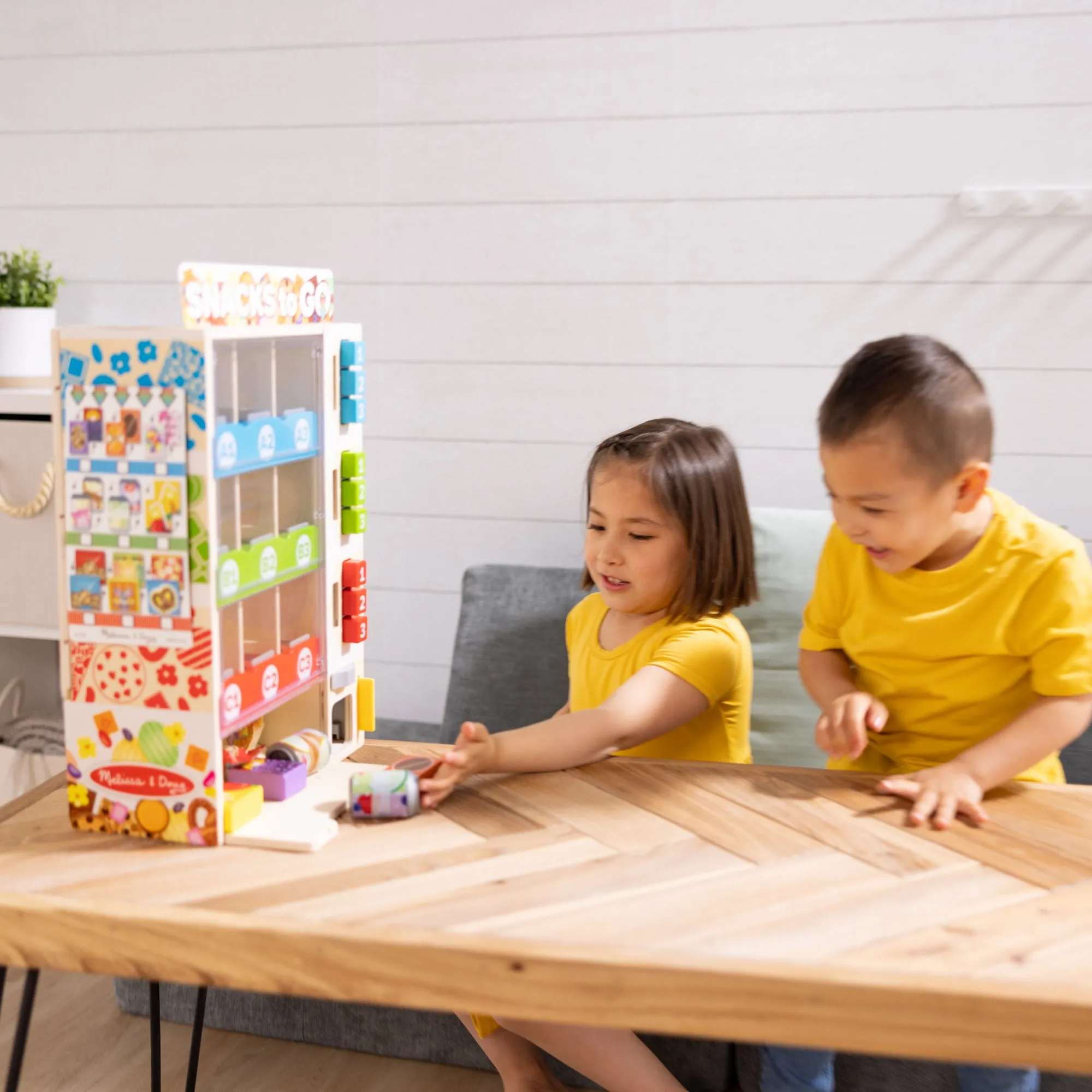 Sort, Stock, Select Wooden Vending Machine Play Set