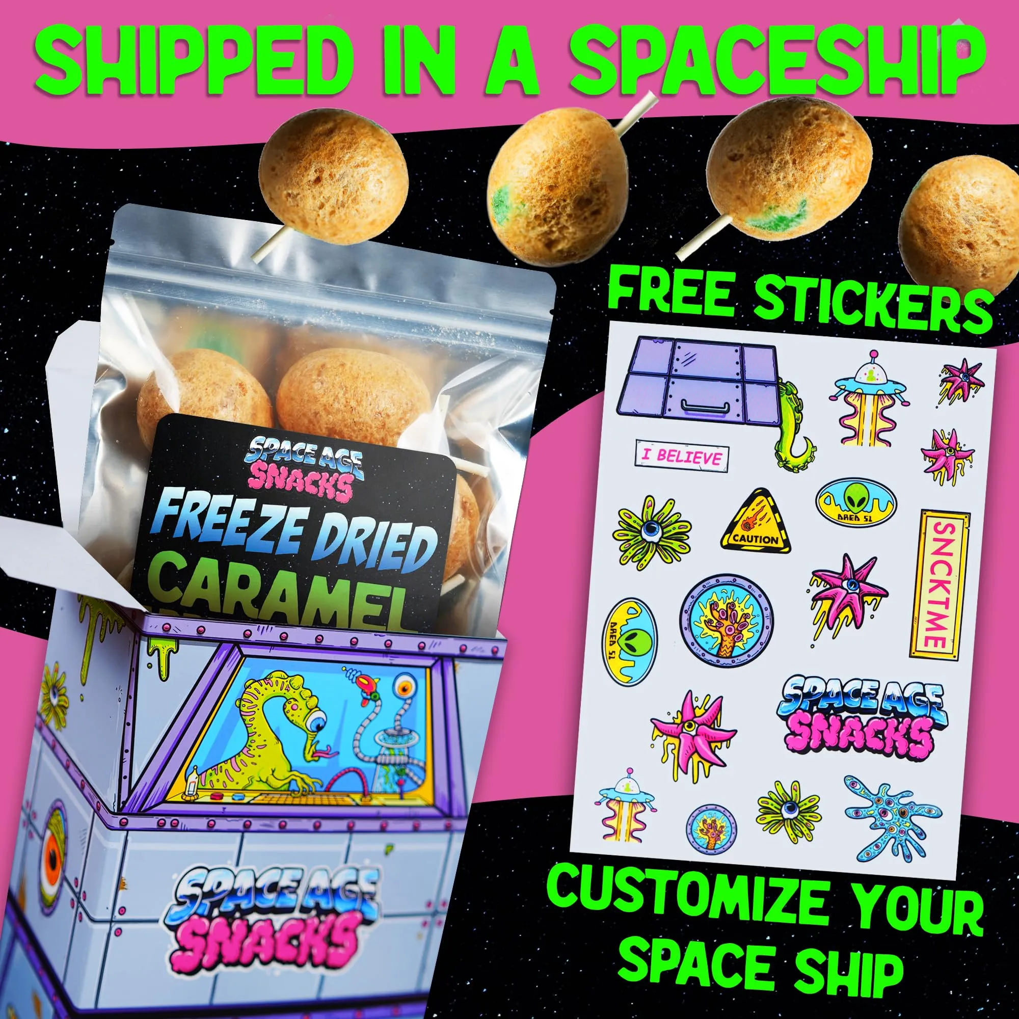 Space Age Snacks - Variety 4 pack