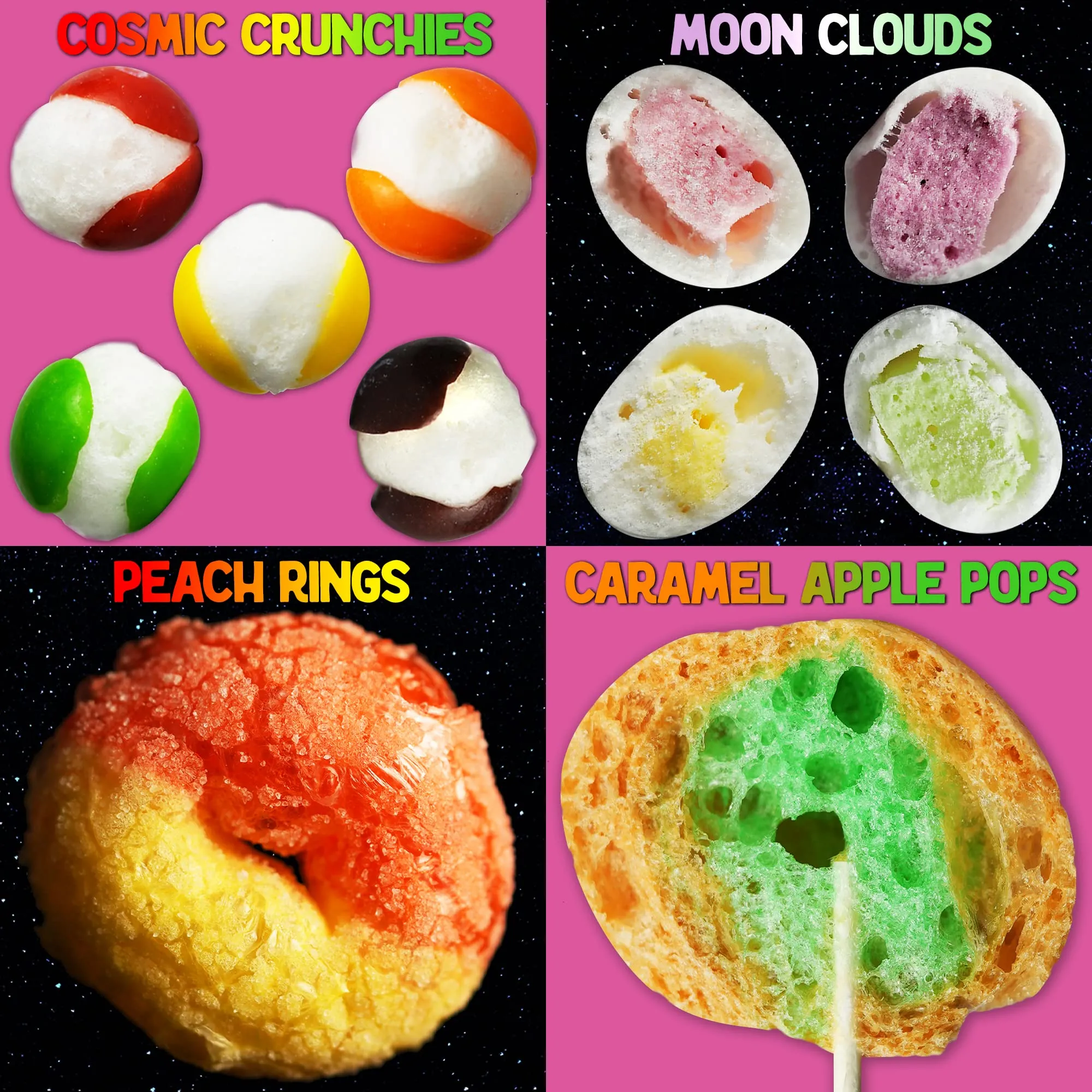 Space Age Snacks - Variety 4 pack