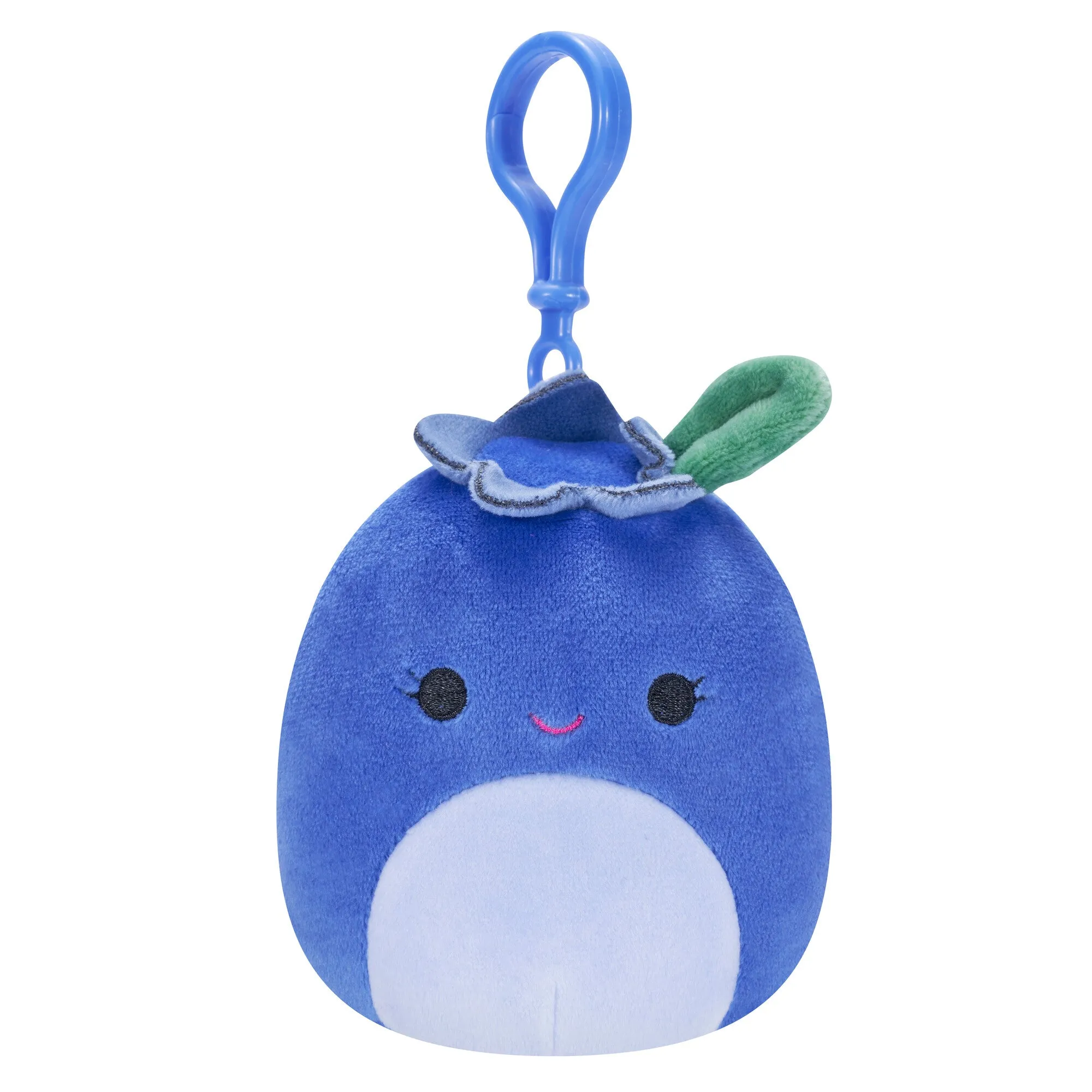 Squishmallows 3.5 Inch Plush Clip-On Bluby The Blueberry