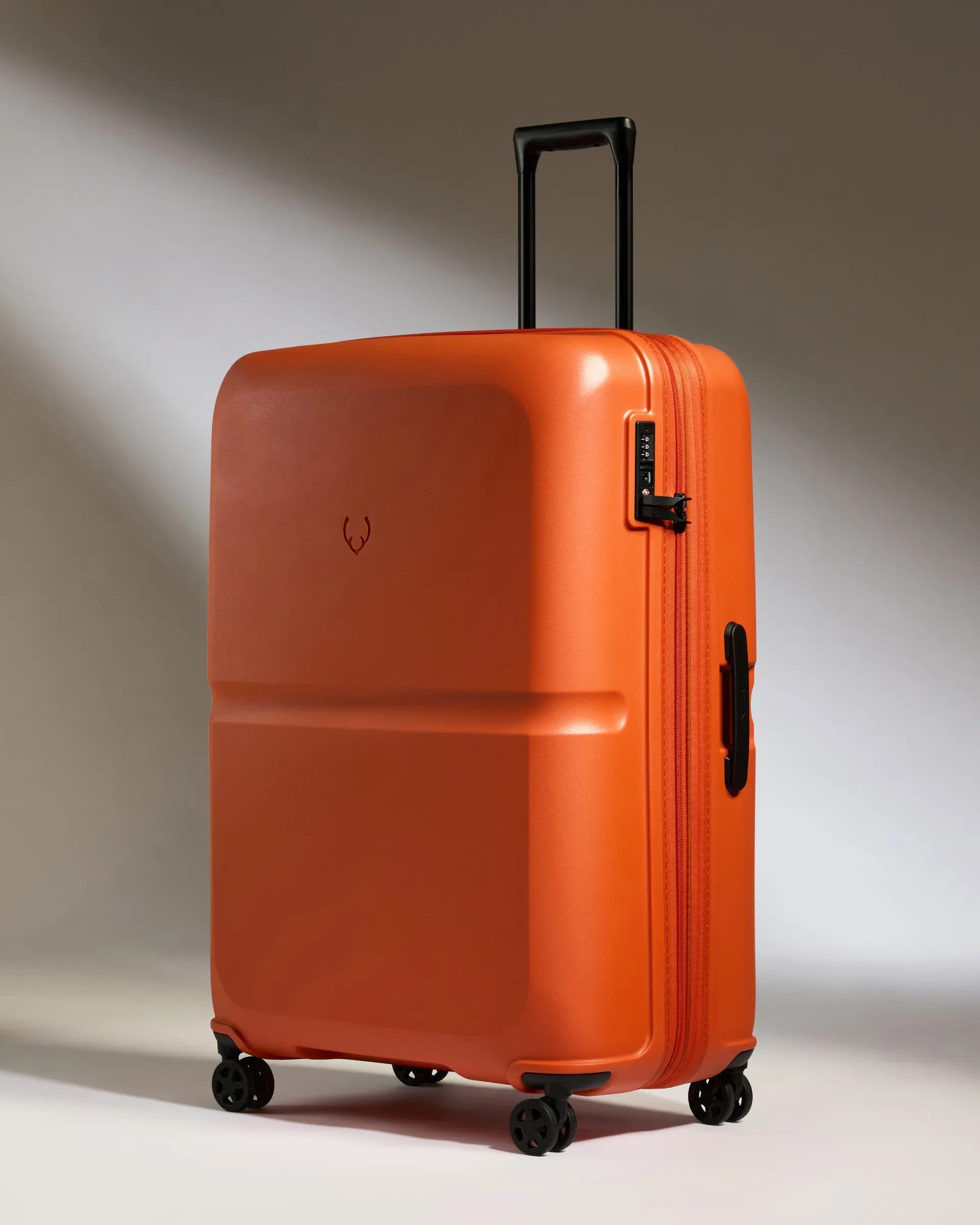 Suitcase Set in Ember Orange - Single Stripe