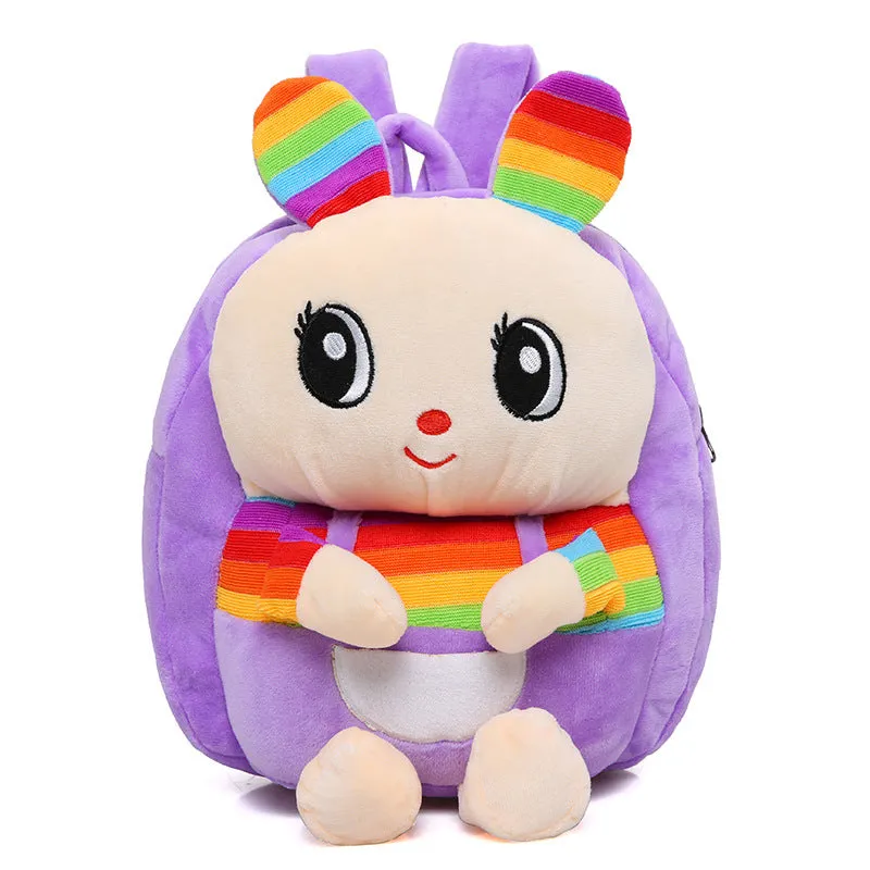 Superflicit Cute pattern Child love plush backpack