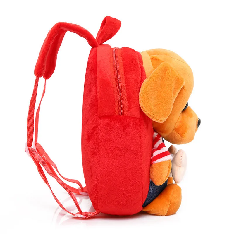 Superflicit Cute pattern Child love plush backpack