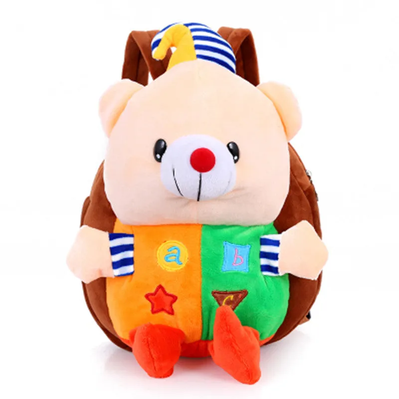 Superflicit Cute pattern Child love plush backpack