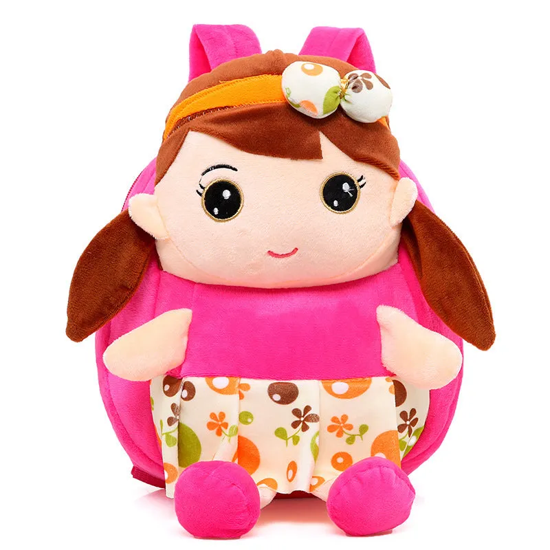 Superflicit Cute pattern Child love plush backpack