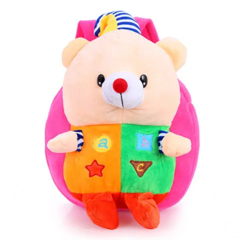 Superflicit Cute pattern Child love plush backpack