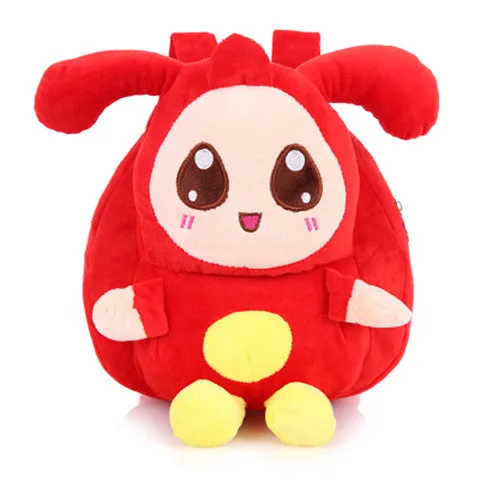 Superflicit Cute pattern Child love plush backpack