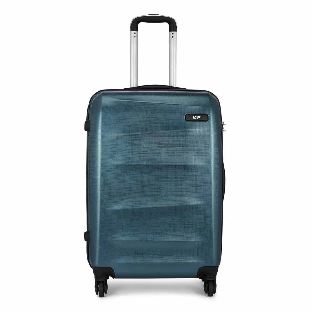 VIP X-Lite 4 Wheel Hard Cabin Luggage Trolley 30x50x77cm Large Blue