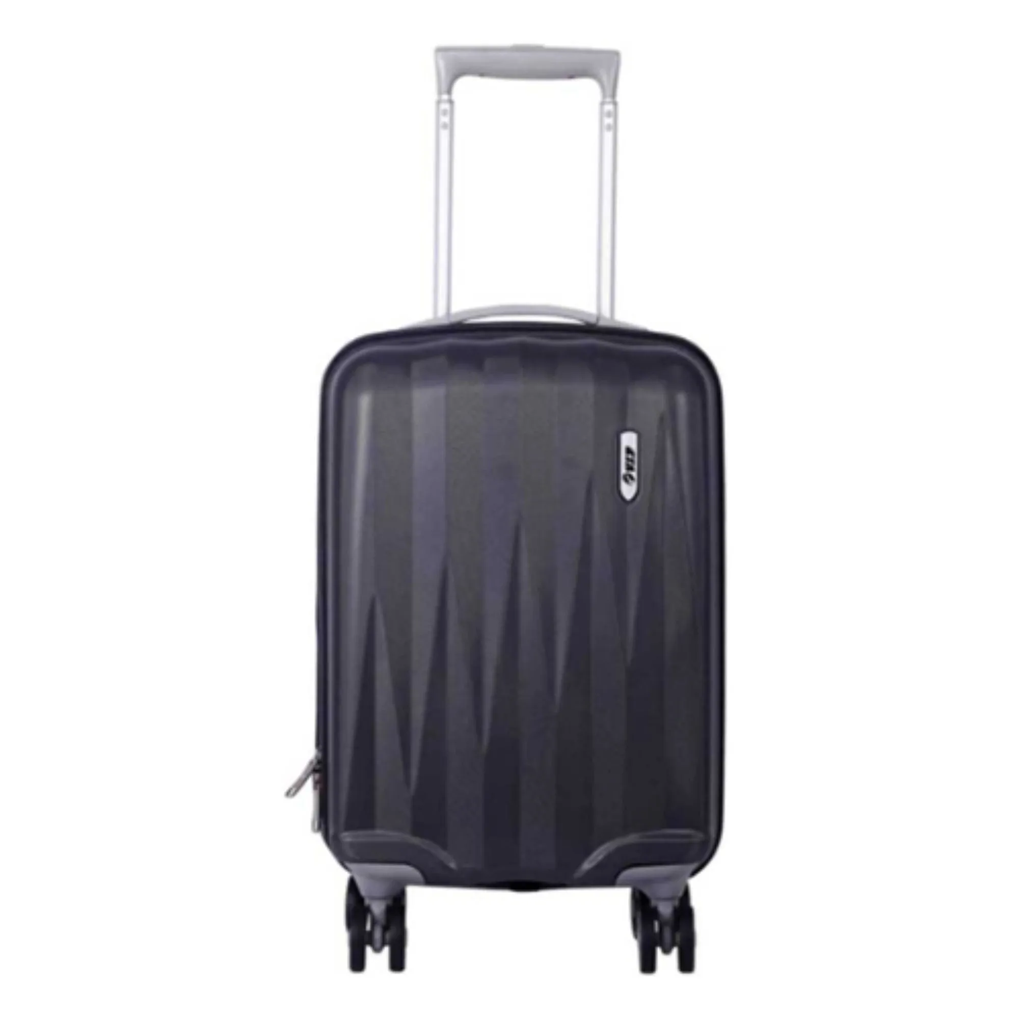 VIP Zapper Plus Cabin Hard Luggage 8 Wheels Travel Bag 27x48x69cm Medium Black