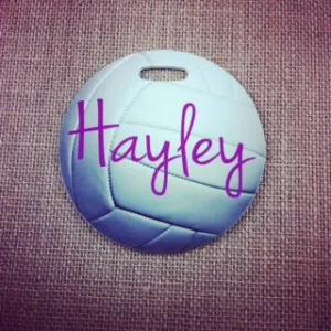 Volleyball Bag Tag