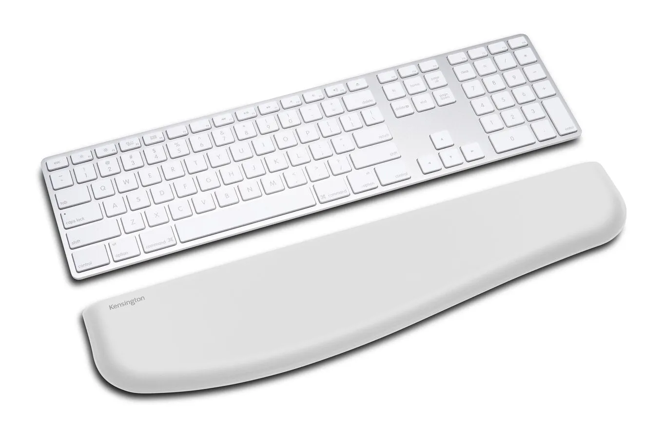 Wrist Rest Slim Keyboard Grey